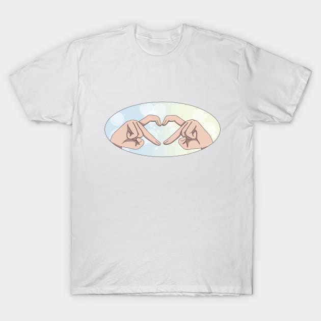 Love T-Shirt by Miliena01-